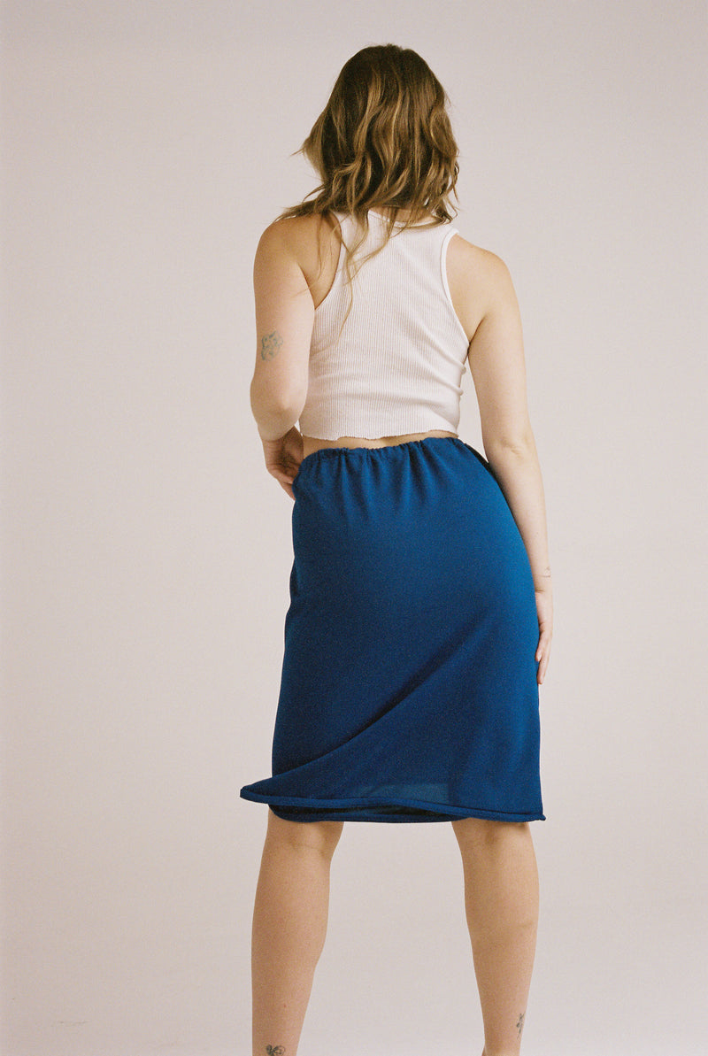 Blue Petal Skirt