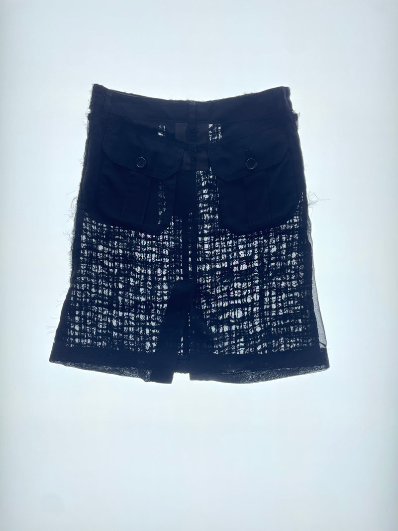 Knit/Sheer Skirt